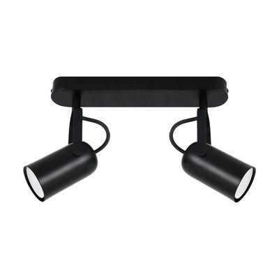 Oprawa ścienno-sufitowa LOFTA GU10 2L black strühm