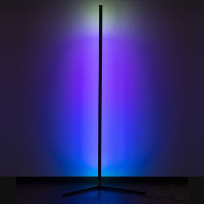 Lampa podłogowa Corner LED RGB KingBerry 12 W czarn