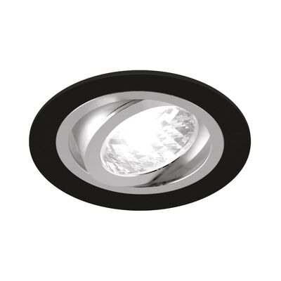 Sufitowa oprawa punktowa ALUM C MAT black/chrome strühm