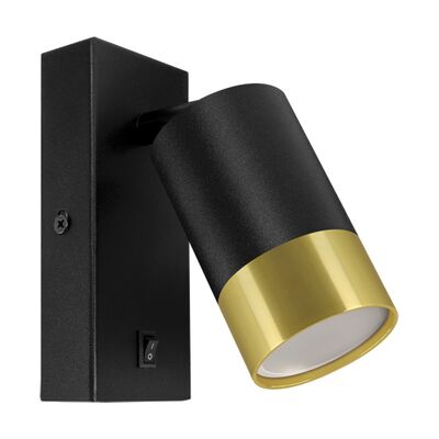 Oprawa dekoracyjna PUZON  WLL GU10 black/golden strühm