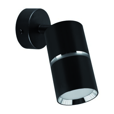 Oprawa ścienno-sufitowa dior SPT GU10 black/chrome strühm