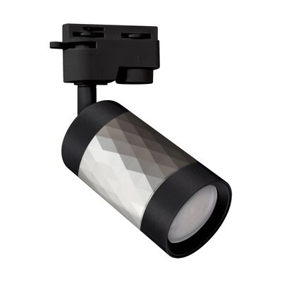 Oprawa do zamontowania na szynoprzewodzie PIANO TRA GU10 silver/black strühm