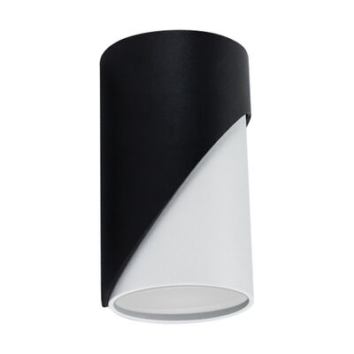 Oprawa sufitowa ZEBRA D WL GU10 black/ white strühm
