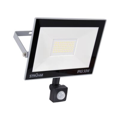 Naświetlacz z czujnikiem ruchu KROMA led S 50 w GREY CW STRÜHM