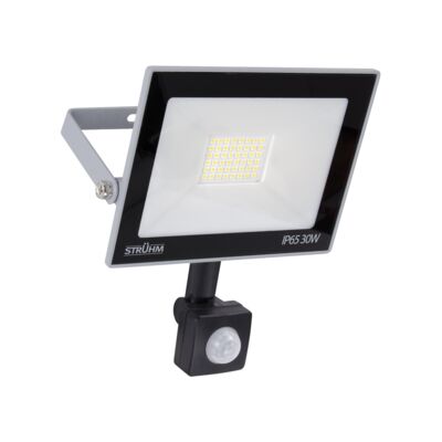 Naświetlacz z czujnikiem ruchu KROMA led S 30 w GREY zimna biel CW STRÜHM