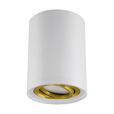Oprawa sufitowa HARY C GU10  white/golden strühm