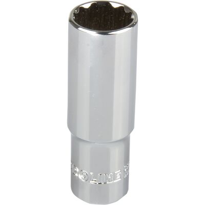 Nasadka 12-kątna wydłużona CRV 1/2" 15 mm PROLINE