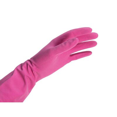 Rękawice lateksowe 2 sztuki rosa M
