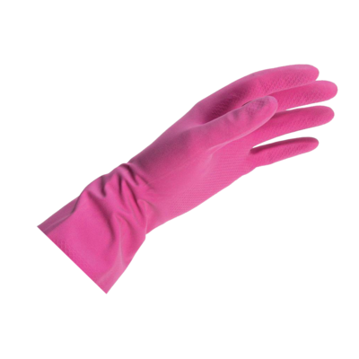 Rękawice lateksowe 2 sztuki rosa S