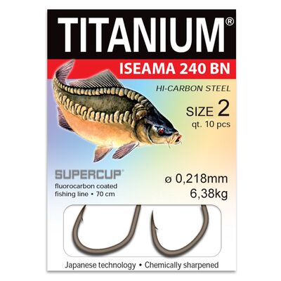 Przypon karpiowy rozmiar 2 śr. 0,218 mm TITANIUM