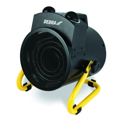 Nagrzewnica elektryczna 2,0 kW okrągła czarna DED9930B DEDRA