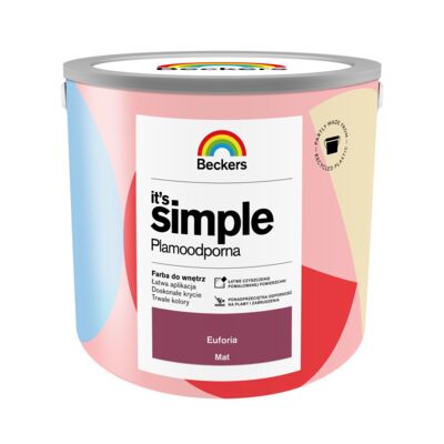 Farba plamoodporna IT'S SIMPLE Euforia 2,5 l Beckers