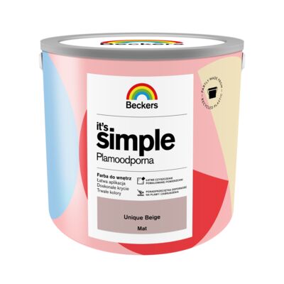 Farba plamoodporna IT'S SIMPLE Unique Beige 2,5 l Beckers