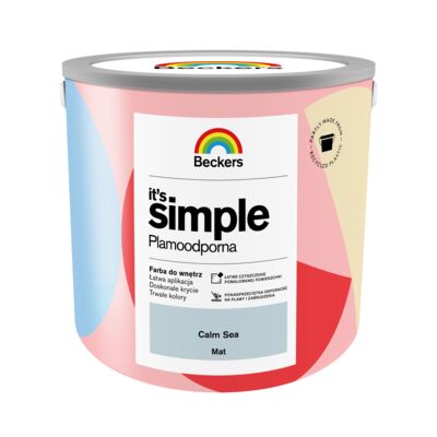 Farba plamoodporna IT'S SIMPLE Calm Sea 2,5 l Beckers