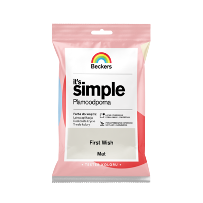 Farba plamoodporna IT'S SIMPLE Tester First Wish Beckers
