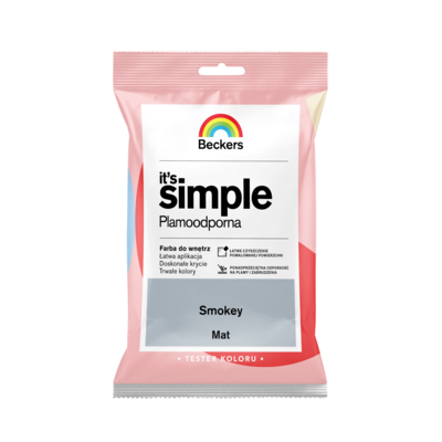 Farba plamoodporna IT'S SIMPLE Tester Smokey Beckers
