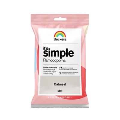 Farba plamoodporna IT'S SIMPLE Tester Oatmeal Beckers