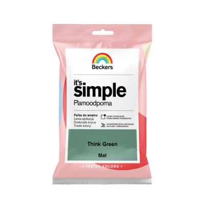 Farba plamoodporna IT'S SIMPLE Tester Think Green Beckers