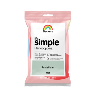 Farba plamoodporna IT'S SIMPLE Tester Pastel Mint Beckers