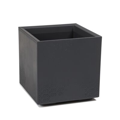Kwietnik KARO 40 x 40 x 40 cm beton antracytowy