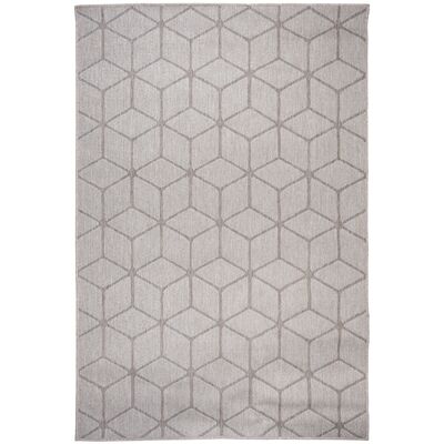 Dywan Express New Outdoor 60 x 100 cm heksagon szary