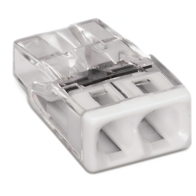 Złączka max. 2,5 mm² 2-krotna 5 sztuk biały WAGO