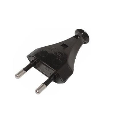 Wtyczka płaska czarny 5 A 250 V