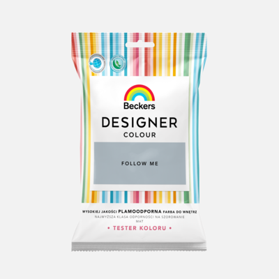 Farba lateksowa Beckers Designer Colour TESTER Follow Me 0,05 l