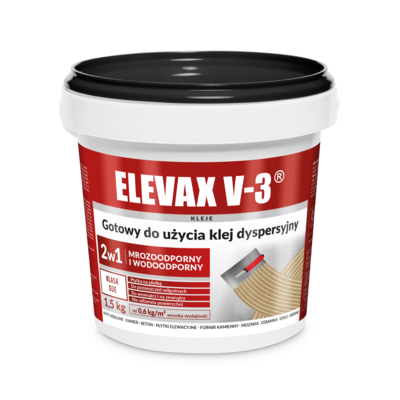 Klej dyspersyjny Elevax V-3 klasa D2E 1,5 kg Jurga