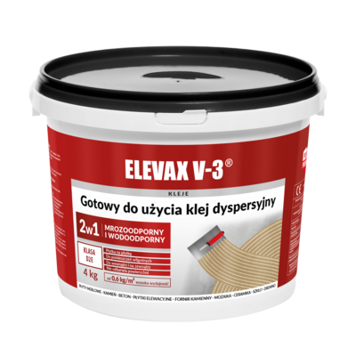 Klej dyspersyjny Elevax V-3 klasa D2E 4 kg Jurga