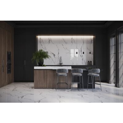Gres polerowany Lanzero White Polished Rect 60 x 60 cm Cersanit