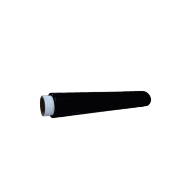 Folia stretch czarna 80 m x 50 cm