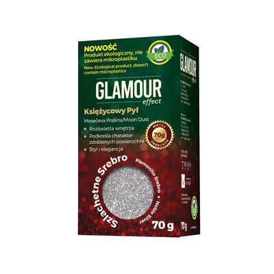 Brokat Glamour Effect Księżycowy Pył Eco szlachetne srebro 70 g
