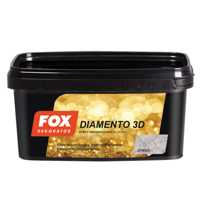 Farba dekoracyjny DIAMENTO 3D jowisz 1 l FOX Dekorator