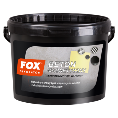 Tynk dekoracyjny Beton Magnetyczny 5 kg FOX Dekorator