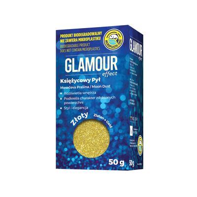 Brokat Glamour Effect Księżycowy Pył BIO złoty 50 g