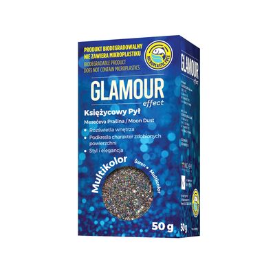 Brokat Glamour Effect Księżycowy Pył BIO multikolor 50 g