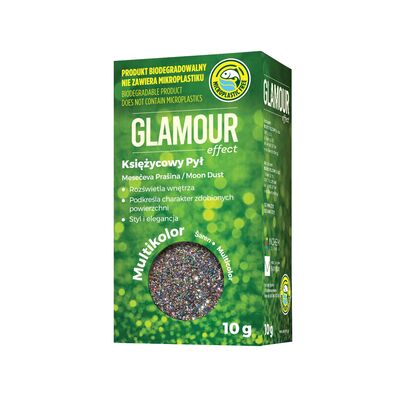 Brokat Glamour Effect Księżycowy Pył BIO multikolor 10 g