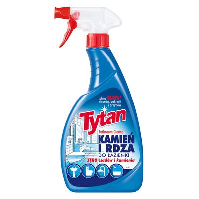Płyn do czyszczenia i dezynfekcji łazienki Tytan kamień i rdza spray 500 g
