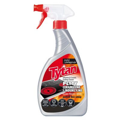 Płyn do czyszczenia płyt ceramicznych i indukcyjnych Tytan spray 500 g