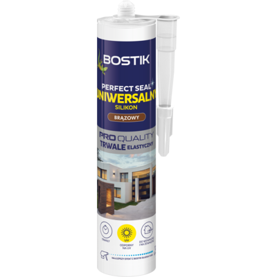 Silikon uniwersalny PERFECT 280 ml brąz Bostik