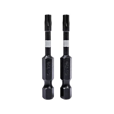 Końcówki wkrętakowe udarowe Torx T20 x 50 mm, 2 szt.