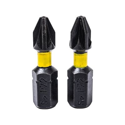 Końcówki wkrętakowe udarowe krzyżowe PZ2 x 25 mm, 2 szt.