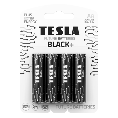 Baterie alkaliczne TESLA BLACK+ AA LR6 4 szt.