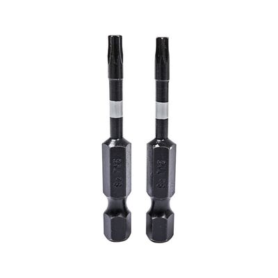 Końcówki wkrętakowe udarowe Torx T15 x 50 mm, 2 szt.