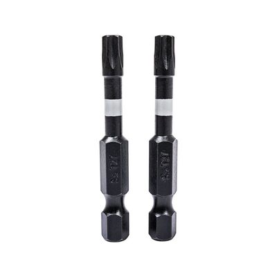 Końcówki wkrętakowe udarowe Torx T27 x 50 mm, 2 szt.