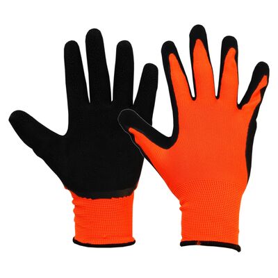 Rękawice fluor pomarańczowe (rozmiar 9