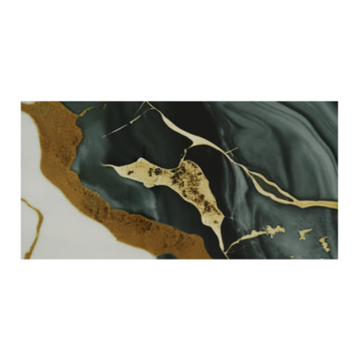 Płytka samoprzylepna marmur zielono-złoty PS-0009 60 x 30 cm 4 szt.