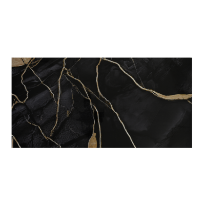Płytka samoprzylepna marmur czarno-złoty PS-0011 60 x 30 cm 4 szt.