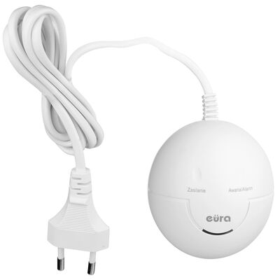 Czujnik gazu ''eura'' GD-02A2 - 230 V / 50 Hz - AC 230 V przewód 1,5 m metan żywotność sensora 5 lat